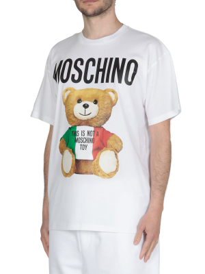 Moschino Bear Logo Print T-shirt