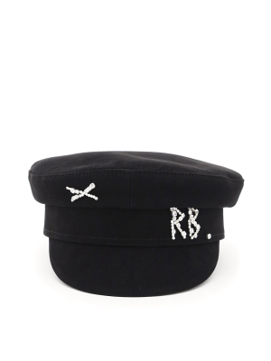 Ruslan Baginskiy Logo-embellished Baker Boy Hat