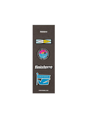 Finisterre Blue Pin Badges