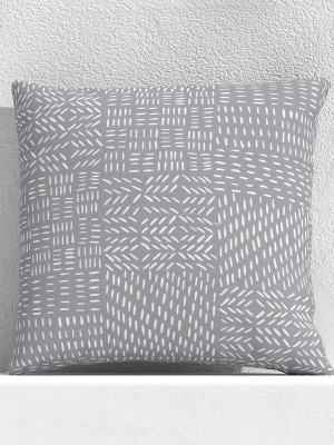 Global Marks Grey 20" Outdoor Pillow