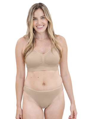 Signature Cotton French Cut Brief | Beige