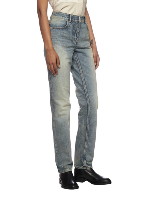 Givenchy Vintage Effect Straight Jeans