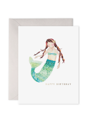 Mermaid Birthday Card - Ef5