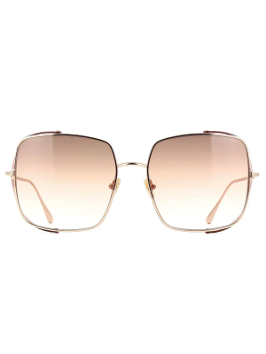 Tom Ford Eyewear Toby Oversized-frame Sunglasses