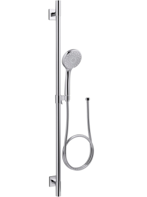 Kohler K-99899 Awaken 2.0 Gpm Multi-function Slidebar Hand Shower All-in-one Kit - Polished Chrome