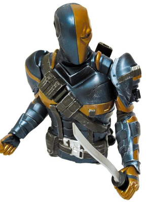 Monogram International Inc. Arkham Origins: Death Stroke Vinyl Bust Bank