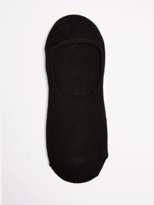 Black Gel Invisi Socks 5 Pack