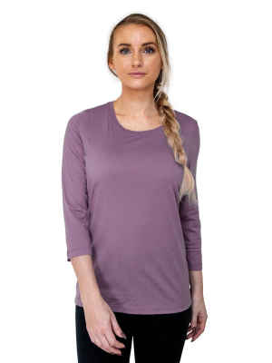 Women's Jenny 3/4 Sleeve Crew Neck  - Clearance