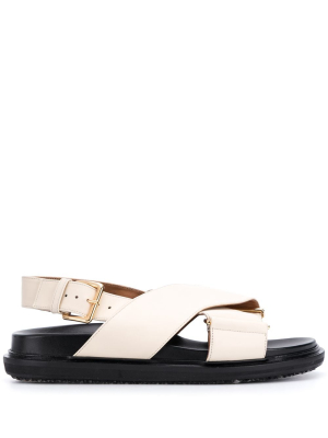 Marni Criss-cross Fussbett Sandals