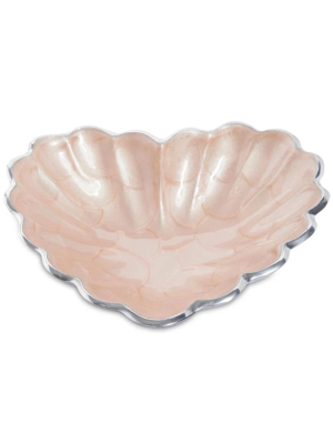 Julia Knight Heart 7" Bowl In Pink Ice