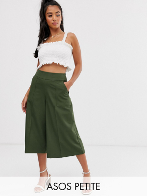 Asos Design Petite Tailored Clean Culottes