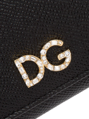 Dolce & Gabbana Embellished Logo Wallet