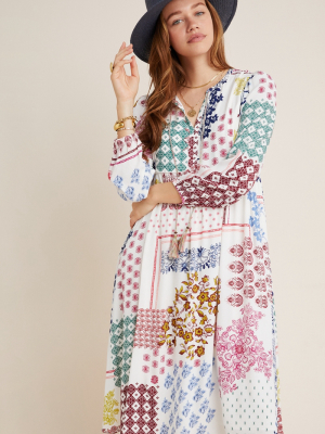 Westerly Patchwork Midi Dress