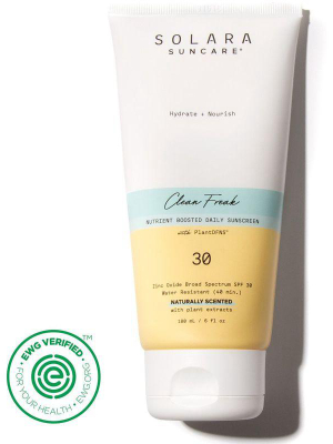 Clean Freak Nutrient Boosted Daily Sunscreen (naturally Scented)