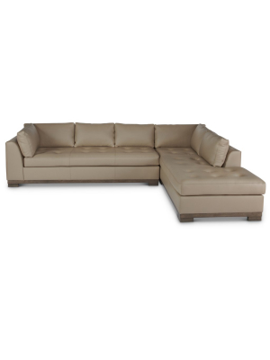 Colony Arm Right Sectional In Mushroom