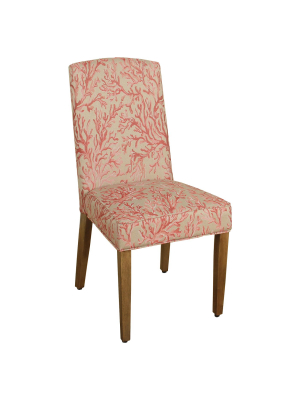 Parsons Dining Chair - Pink Coral - Homepop