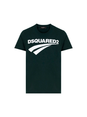 Dsquared2 Logo Print Crewneck T-shirt