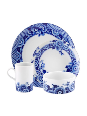 Blue Ming 4-piece Dinnerware Set