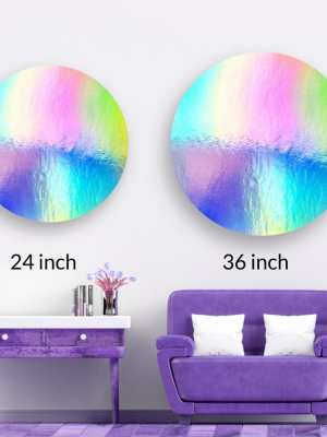 Mirror Rainbow Horizon Acrylic Mountable Round