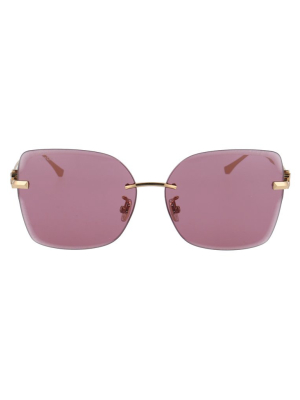 Jimmy Choo Eyewear Corin Rimless Sunglasses