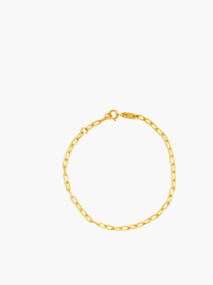 Delicate Collection Demi-fine Paperclip Chain Bracelet