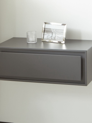 Pilsen Graphite Floating Nightstand