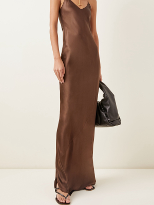 Cami Silk Maxi Dress