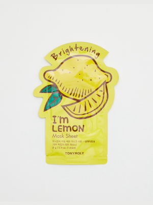 Tony Moly I'm Real Lemon Sheet Mask - Brightening