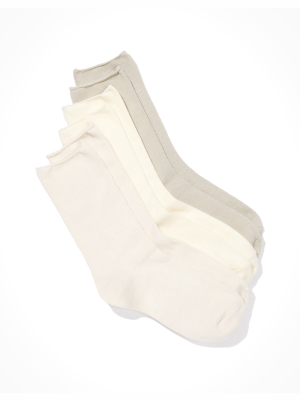 Lemon Recycled Pillow Crew Socks 3-pack