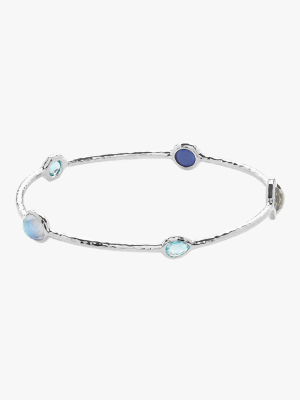 Rock Candy 5-stone Eclipse Bangle Bracelet