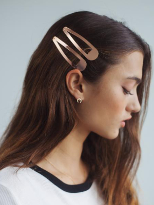 Xl Snap Clips - Rose Gold