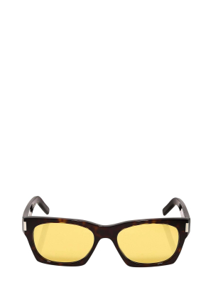 Saint Laurent Eyewear Rectangular Frame Sunglasses