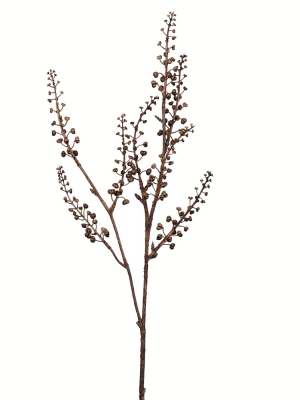 Vickerman 27" Artificial Brown Berry Spray.