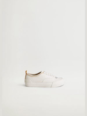 Message Lace-up Sneakers