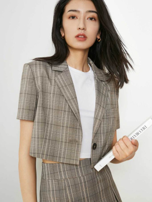 Cross Bar Blazer