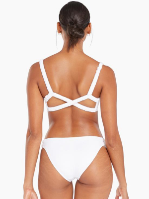 Zuri Bottom Classic Cut - White Ecolux