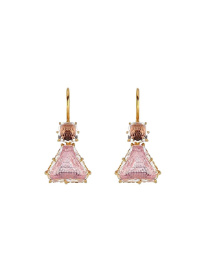 Caterina One-drop Earrings - Fawn