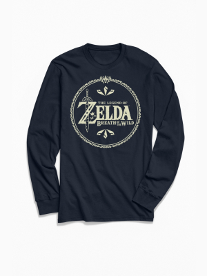 The Legend Of Zelda Breath Of The Wild Long Sleeve Tee