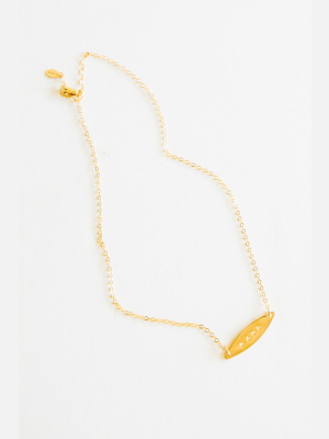 Gold Mama Marquis Necklace