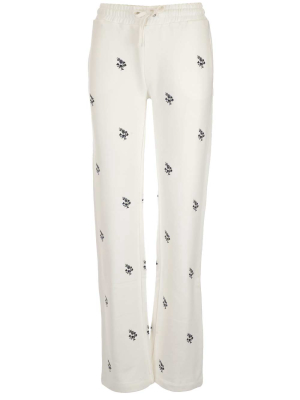 Redvalentino Clover Embroidered Sweatpants