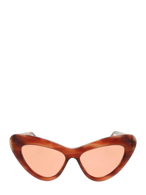 Gucci Eyewear Cat Eye Frame Sunglasses