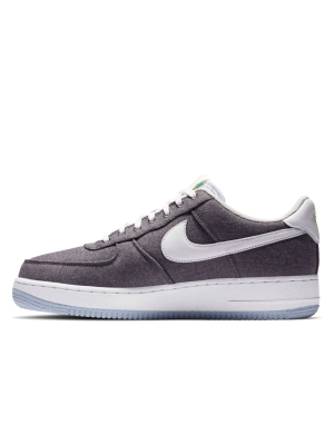 Nike Air Force 1 '07 Lx Recycled Canvas Sneakers In Gray