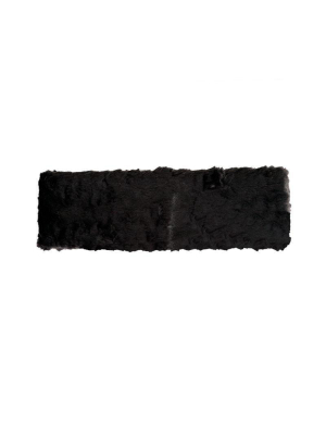 Polar Mitts Faux Fur Headband With Velcro