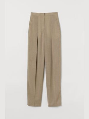 Wool-blend Pants