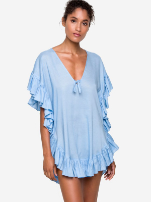 Whiteshore Linen Coverup