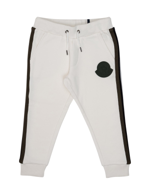 Moncler Enfant Logo Patch Track Pants