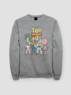 Women's Toy Story Pullover Sweatshirt (juniors') - Athletic Heather