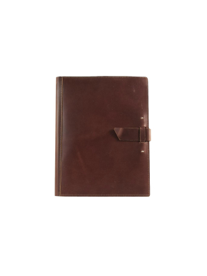 Large Leather Pad Portfolio