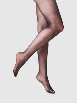 Women's 20d Sheer Tights - A New Day™ Black