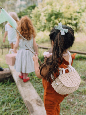 Mini Chari Rattan Bag - Straw